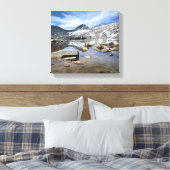 Vee Lake - Sierra Canvas Afdruk (Insitu (Slaapkamer))