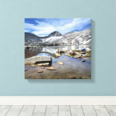 Vee Lake - Sierra Canvas Afdruk (Insitu (Houten vloer))
