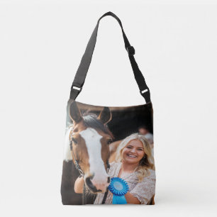Veedieren Show Paard Foto Aanpassen Crossbody Tas