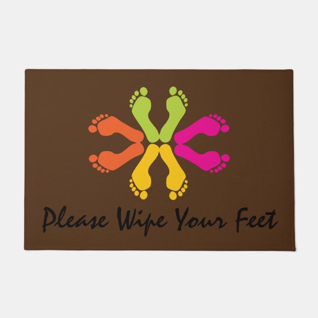 Veeg alsjeblieft je voeten af deurmat (Voorkant)