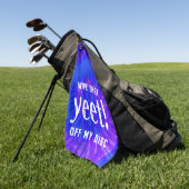Veeg dat gist van uw schijf af - schijf golfhanddo golfhanddoek (Groen)