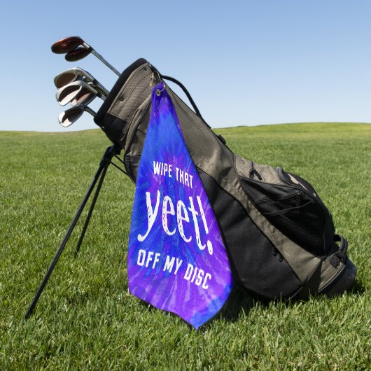 Veeg dat gist van uw schijf af - schijf golfhanddo golfhanddoek (Groen)