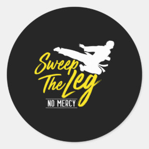 Veeg Het Been Karate Martial Arts Ronde Sticker