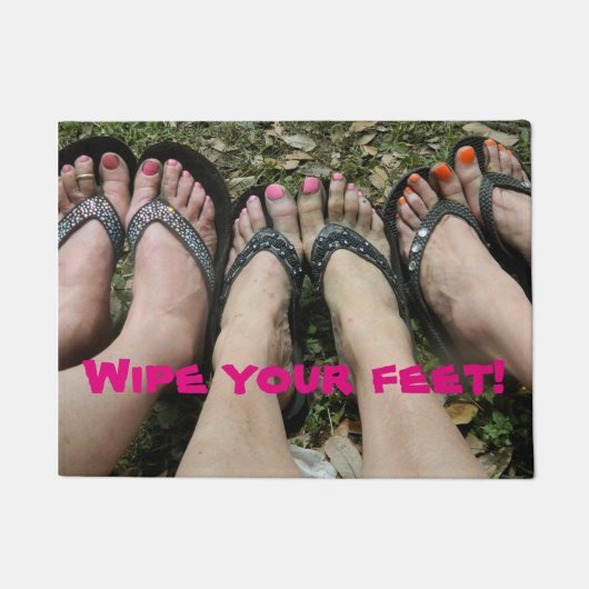 Veeg je Feet Dedoor Matt af Deurmat (Voorkant)