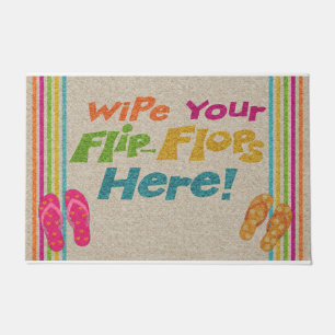 Veeg je flip flop hier, Summer Beach Deurmat