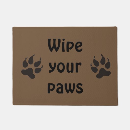 Veeg je poten af deurmat (Voorkant)