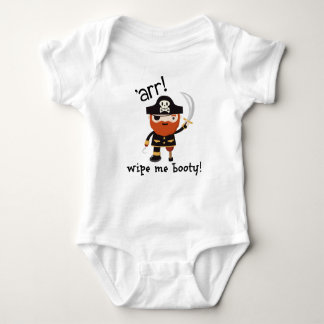 Veeg me Booty af!  grappige baby Romper
