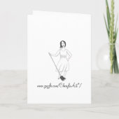 Veeg van haar voeten Bruids Douche Uitnodigingen K (Achterkant)