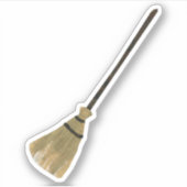 Veegborstel Sticker (Voorkant)