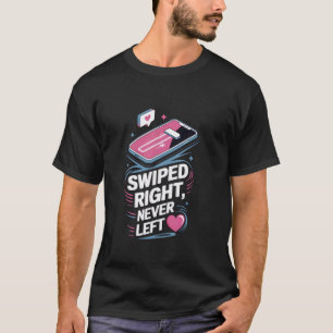 Veegde naar Rechts Nooit Links Grappige Online Da T-shirt