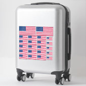 Veel Amerikaanse vlag Stickers (Koffer)