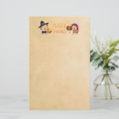 Veel Bedankt Pilgrim en Native Grateful Samen Briefpapier (Staand voorkant)