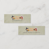 Veel Bedankt Pilgrim en Native Grateful Samen Mini Visitekaartje (Voorkant / Achterkant)