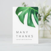 Veel Bedankt Tropisch palmblad minimalistisch (Staand voorkant)