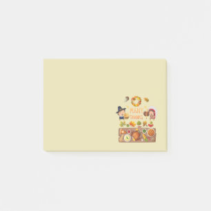 Veel Bedankt uit de pelgrim en de inheemse Thanksg Post-it® Notes