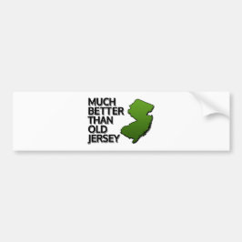 Veel beter dan oude Jersey Bumpersticker