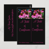 Veel Bladwijzer Briefkaart Coneflowers (Voorkant / Achterkant)