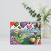 Veel Briefkaart van heteluchtballonnen (Staand voorkant)