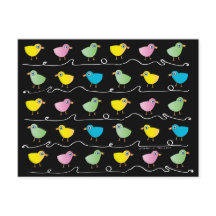 Veel Briefkaart van kuikens