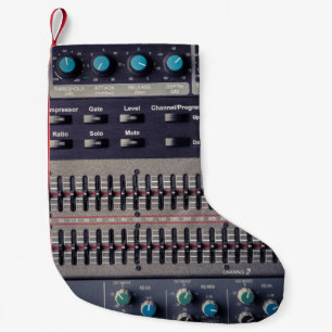 Veel Buttonnen Sound Mixer Studio Kleine Kerstsok