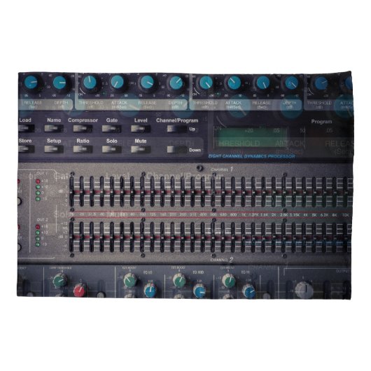 Veel Buttonnen Sound Mixer Studio Kussensloop (Achterkant)