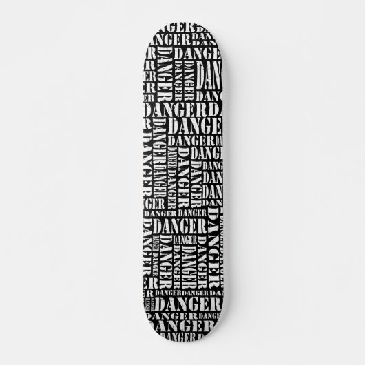 Veel Dangers III - zwart Skateboard (Voorkant)