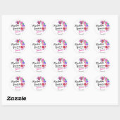 Veel Dank Verjaardagsfeest Sticker (Vel)