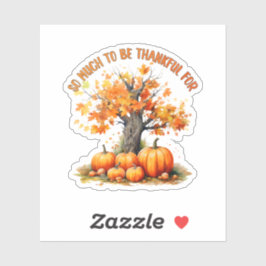 Veel dank voor de vinyl Sticker