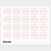 Veel dankbaarheid labels (Blush / Terra Cotta) (Vel)