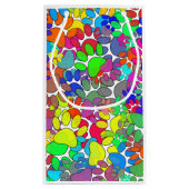 Veel dog verfdrukken overal klein cadeauzakje (Achterkant)