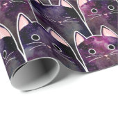 Veel galaxy Cats Pattern Cadeaupapier (Rol Hoek)