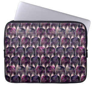 Veel galaxy Cats Pattern Laptop Sleeve