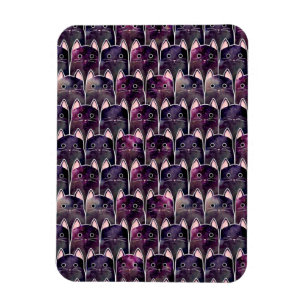 Veel galaxy Cats Pattern Magneet