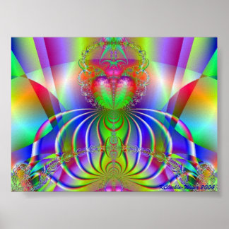 Veel gekleurde Boedda Poster