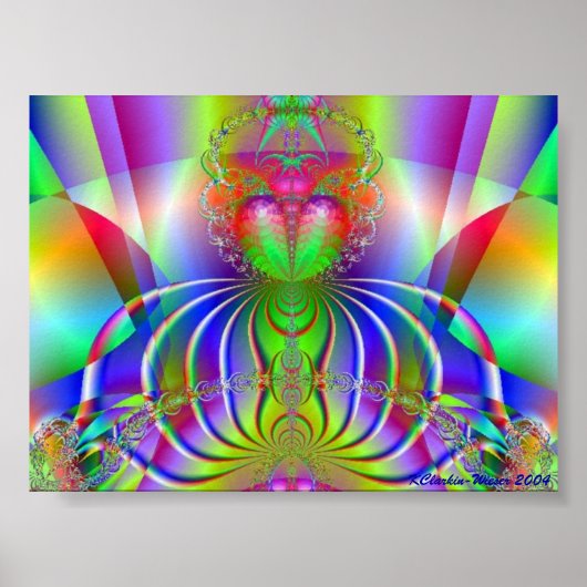 Veel gekleurde Boedda Poster (Voorkant)