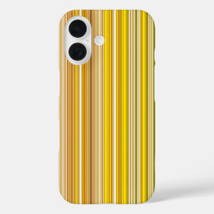 Veel gekleurde strepen in geel... iPhone 16 hoesje