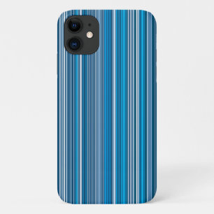 Veel gekleurde strepen in het blauw iPhone 11 hoesje