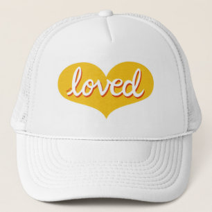 VEEL GELIEFD - Geel liefdeshart - Trucker Pet