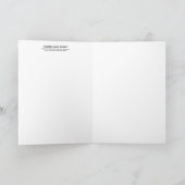 VEEL GELUK POND Chow papercut Kaart (Binnen)