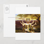 Veel gewapende Kwan Yin Briefkaart (Voorkant / Achterkant)