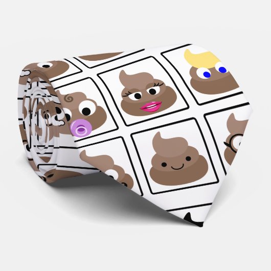 Veel gezichten weergeven stropdas (Opgerold)