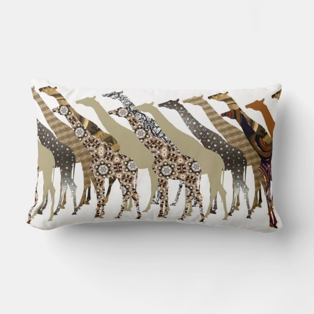 Veel Giraffes Design 3 Kussen (Voorkant)