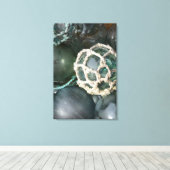 Veel glazen drijvers, Alaska Canvas Afdruk (Insitu (Houten vloer))