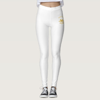 Veel gouden Lotus Leggings