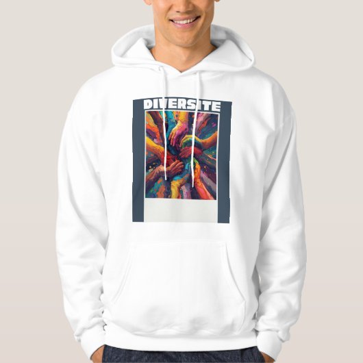 Veel Handen, Eén Toekomst – Diversiteit Hoodie (Voorkant)