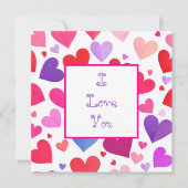 Veel harten kaart (Voorkant)