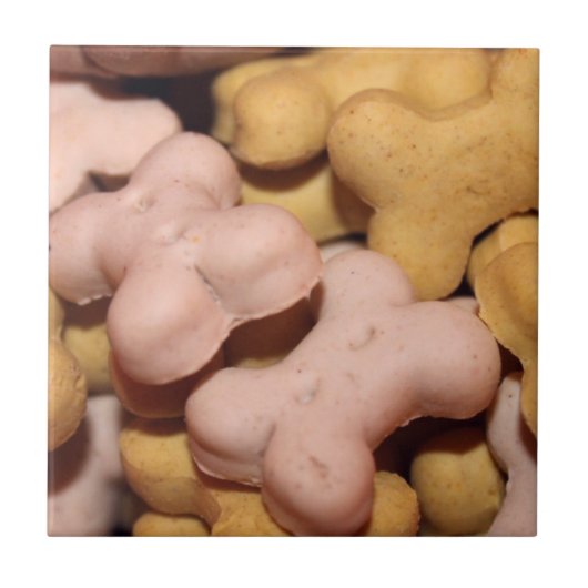 Veel honden, koekjes, Botten Tegeltje (Voorkant)