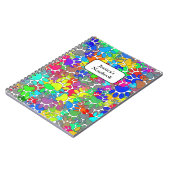 Veel hondenpootafdrukken overal notitieboek (Linkerzijde)