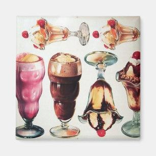 veel ijsjes sundaes magneet