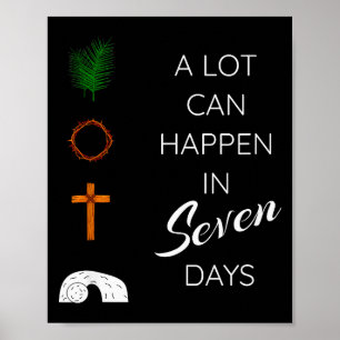 Veel Kan Gebeuren In 7 Dagen Palmzondag Heilige We Poster